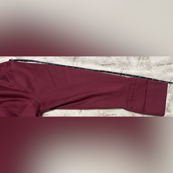 Chico's Maroon Red No Iron Stretch Button-Down Shirt - Picture 12 of 15